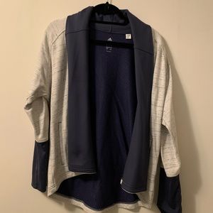 ADIDAS OPEN FRONT CARDIGAN